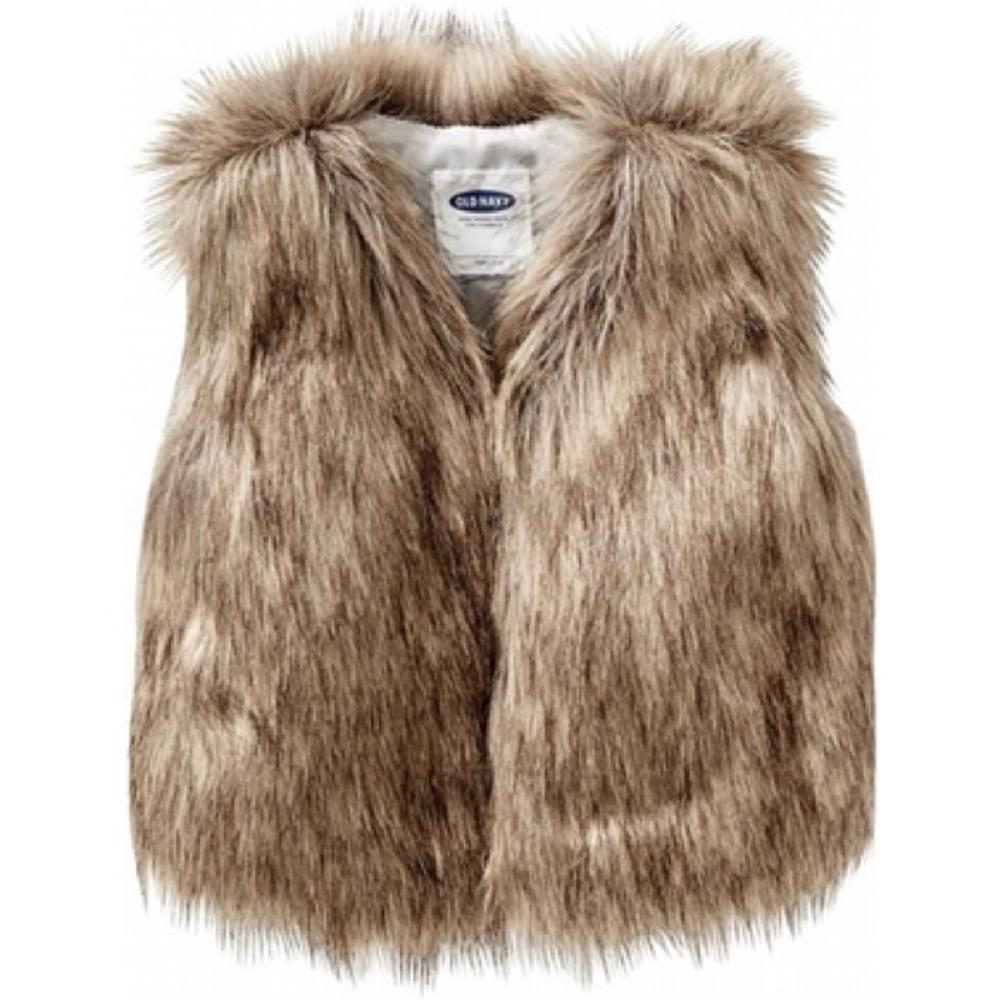 Girls’ Faux Fur Vest
